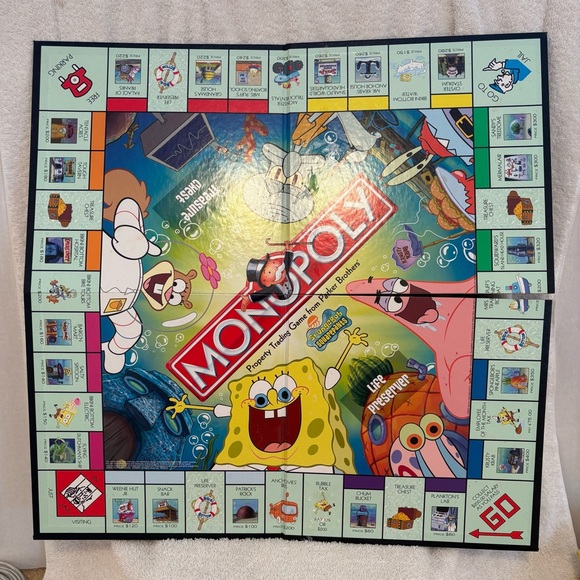 Monopoly SpongeBob SquarePants Edition, Complete Set, 2005 - Picture 7 of 8